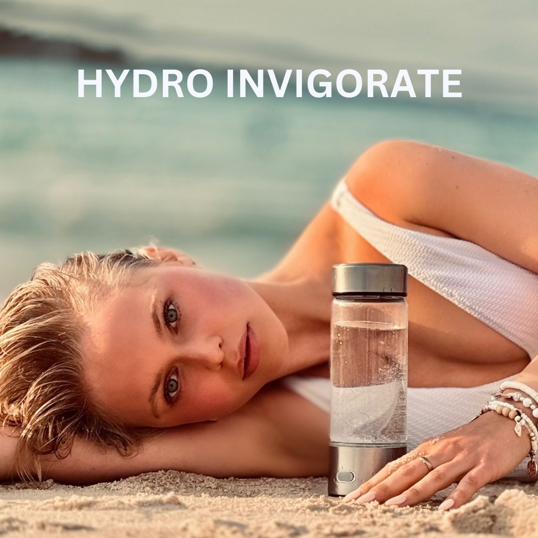 Bottle Image on Beach with Girl
